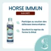 Bienfaits de l'Horse Immun pour l'immunité du cheval
