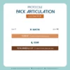 Protocole Pack Articulation pour chats