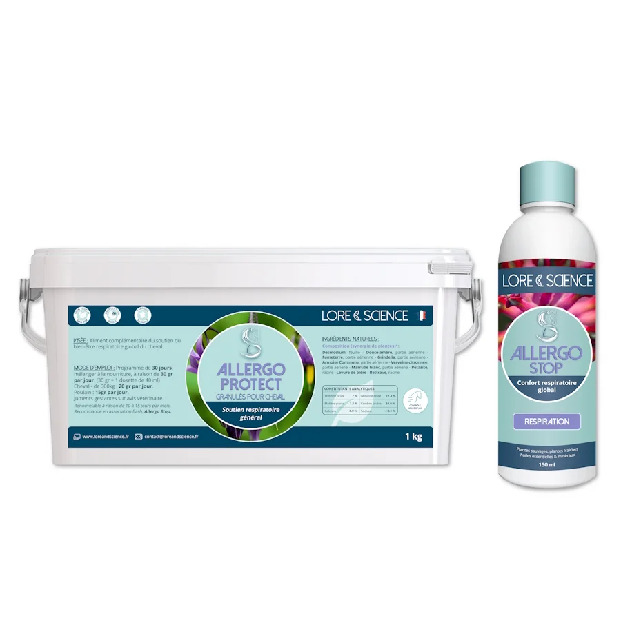 Pack Allergo - Soutien respiratoire global du cheval