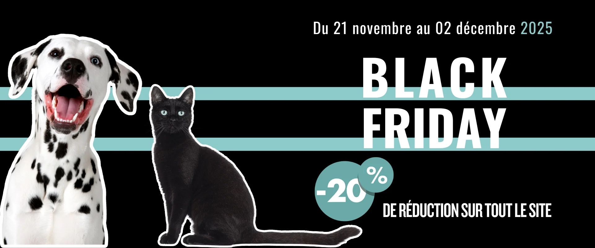 BLACK FRIDAY -20% du 21/11 au 02/12